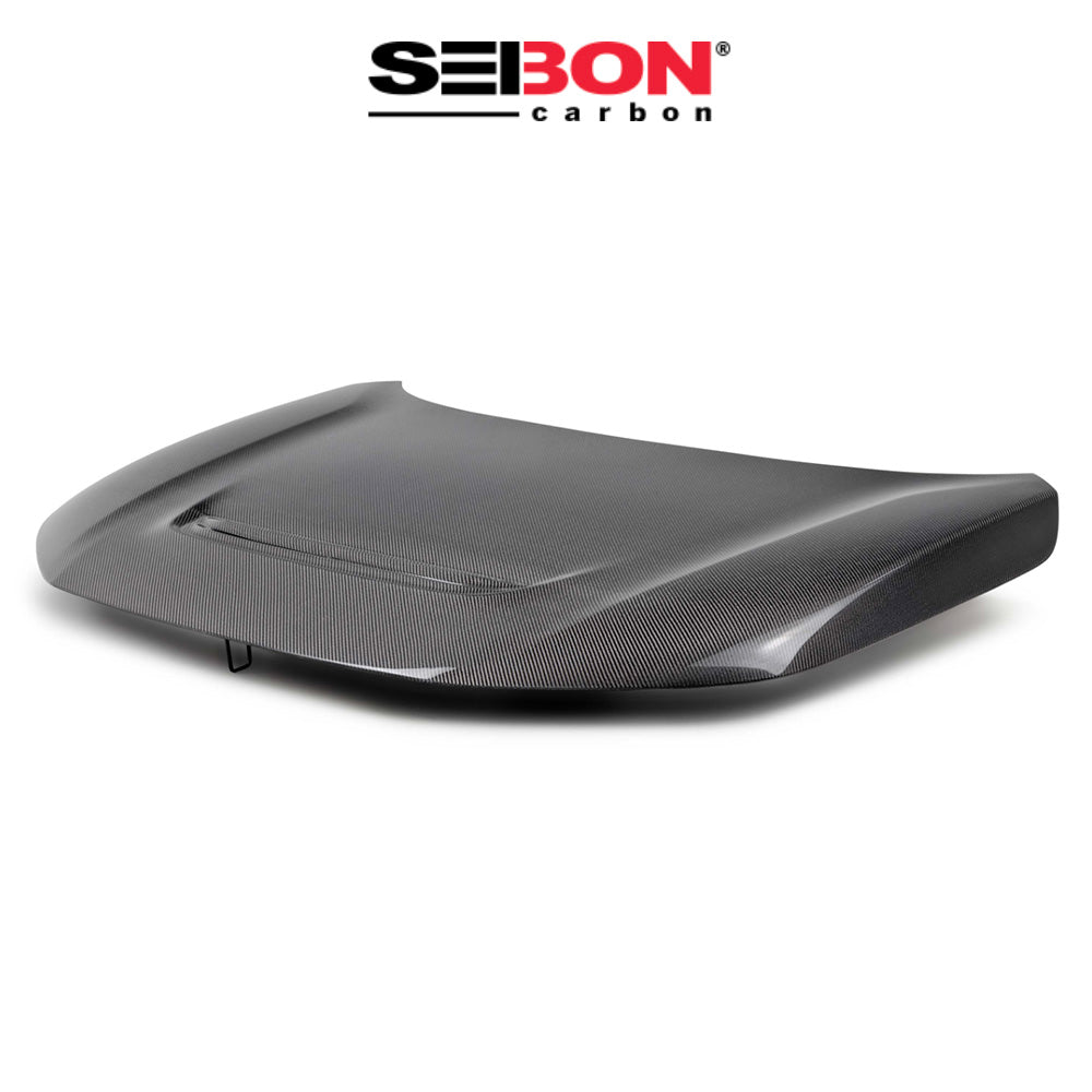 2023-2025年式 ホンダ シビック タイプＲ用 セイボンカーボン 純正スタイルのカーボンファイバー製ボンネット　Seibon carbon OEM-Style Carbon Fiber Hood For 2023-2025 Honda Civic Type R (送料無料)
