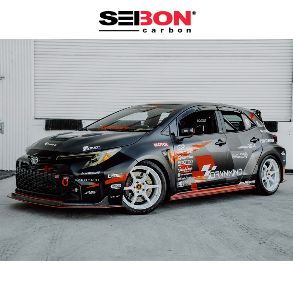 2023-2025年式トヨタ ＧＲカローラ用 セイボンカーボン VSスタイル カーボンファイバー製ボンネット　Seibon Carbon VS-Style Double-Sided Carbon Fiber Hood For 2023-2025 Toyota GR Corolla (消費税、送料込み)