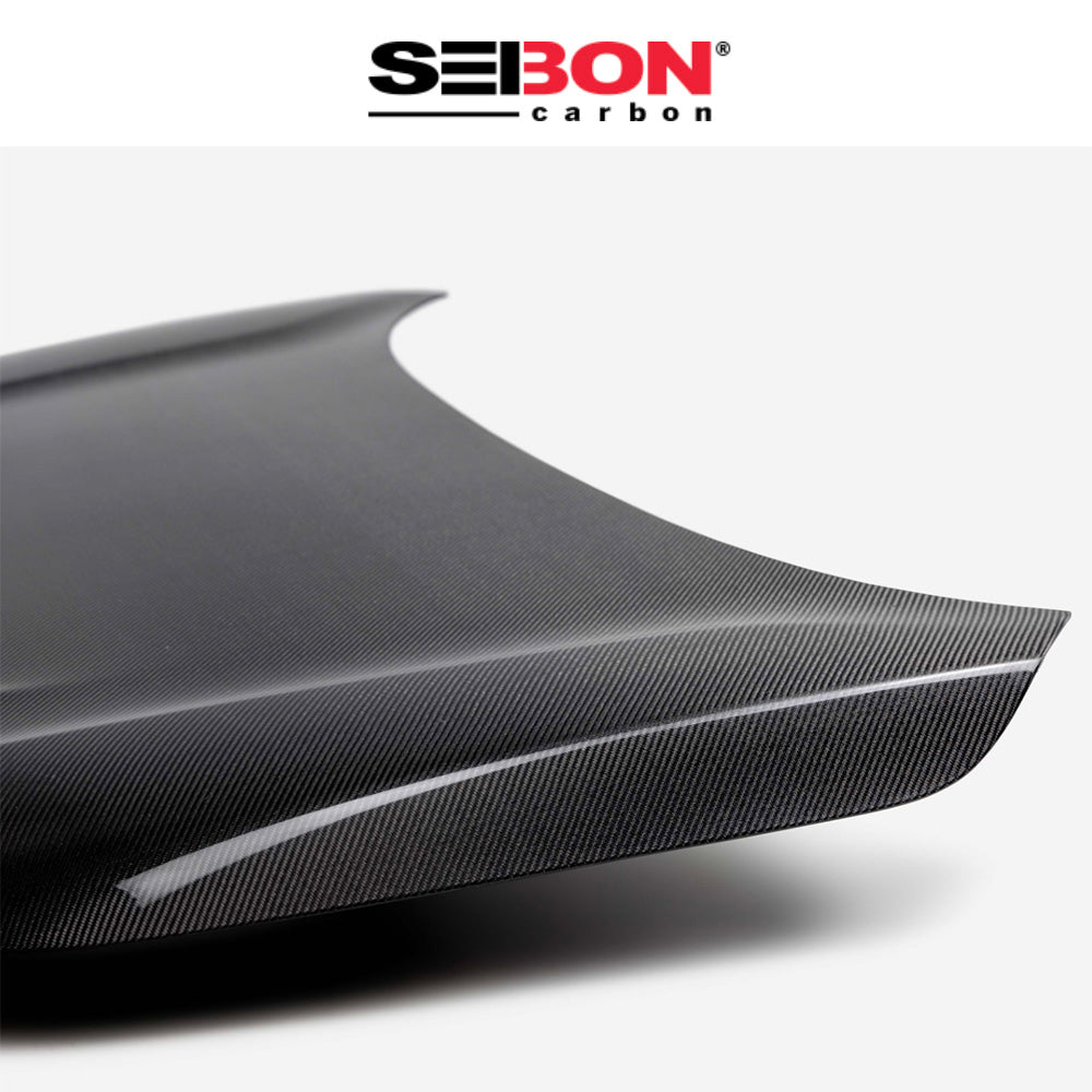 2023-2025年式 ホンダ シビック タイプＲ用 セイボンカーボン 純正スタイルのカーボンファイバー製ボンネット　Seibon carbon OEM-Style Carbon Fiber Hood For 2023-2025 Honda Civic Type R (送料無料)