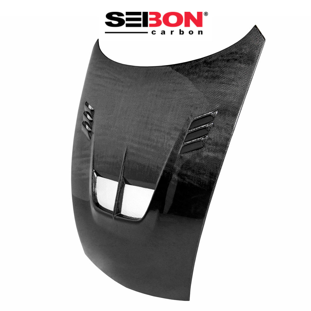 2009-2020年式 日産フェアレディＺ用 セイボンカーボン BDスタイル カーボンファイバー製ボンネット　Seibon Carbon BD-Style Carbon Fiber Hood For 2009-2020 Nissan 370Z (消費税、送料込み)