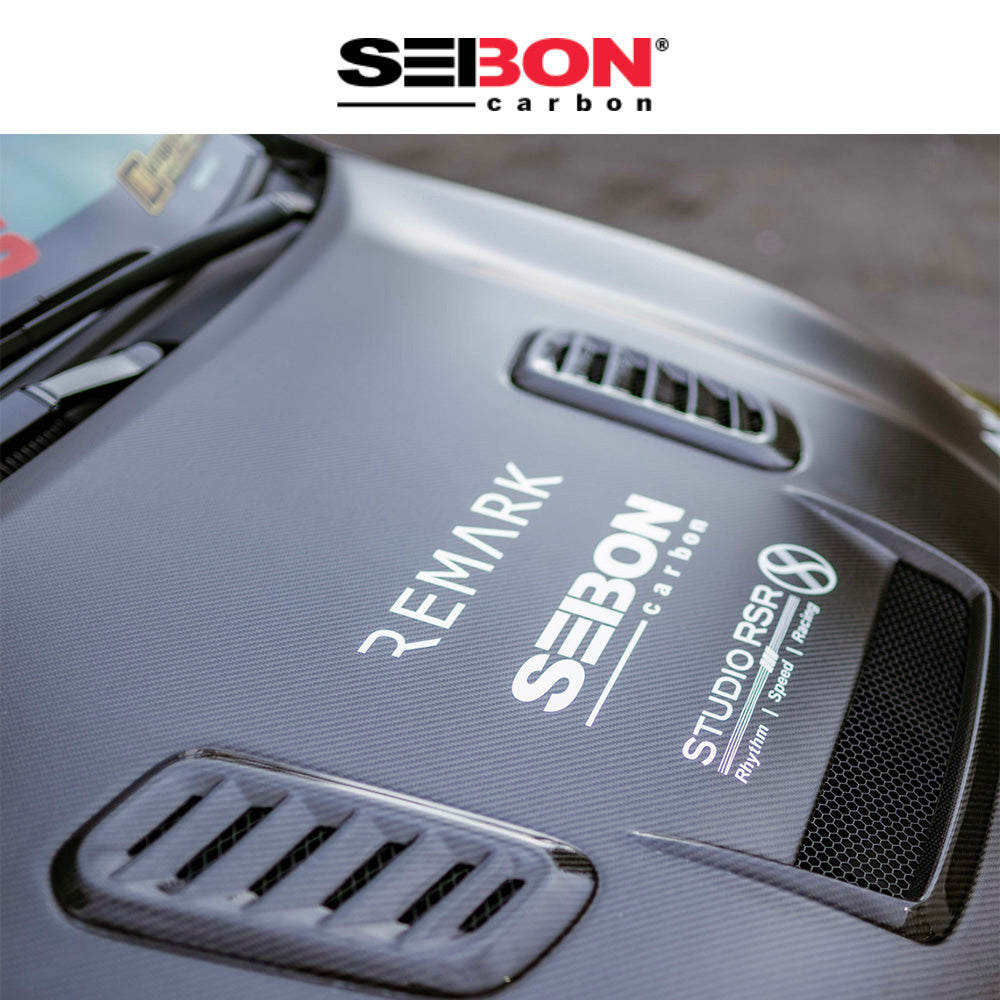 2023-2025年式トヨタ ＧＲカローラ用 セイボンカーボン VSスタイル カーボンファイバー製ボンネット　Seibon Carbon VS-Style Double-Sided Carbon Fiber Hood For 2023-2025 Toyota GR Corolla (消費税、送料込み)