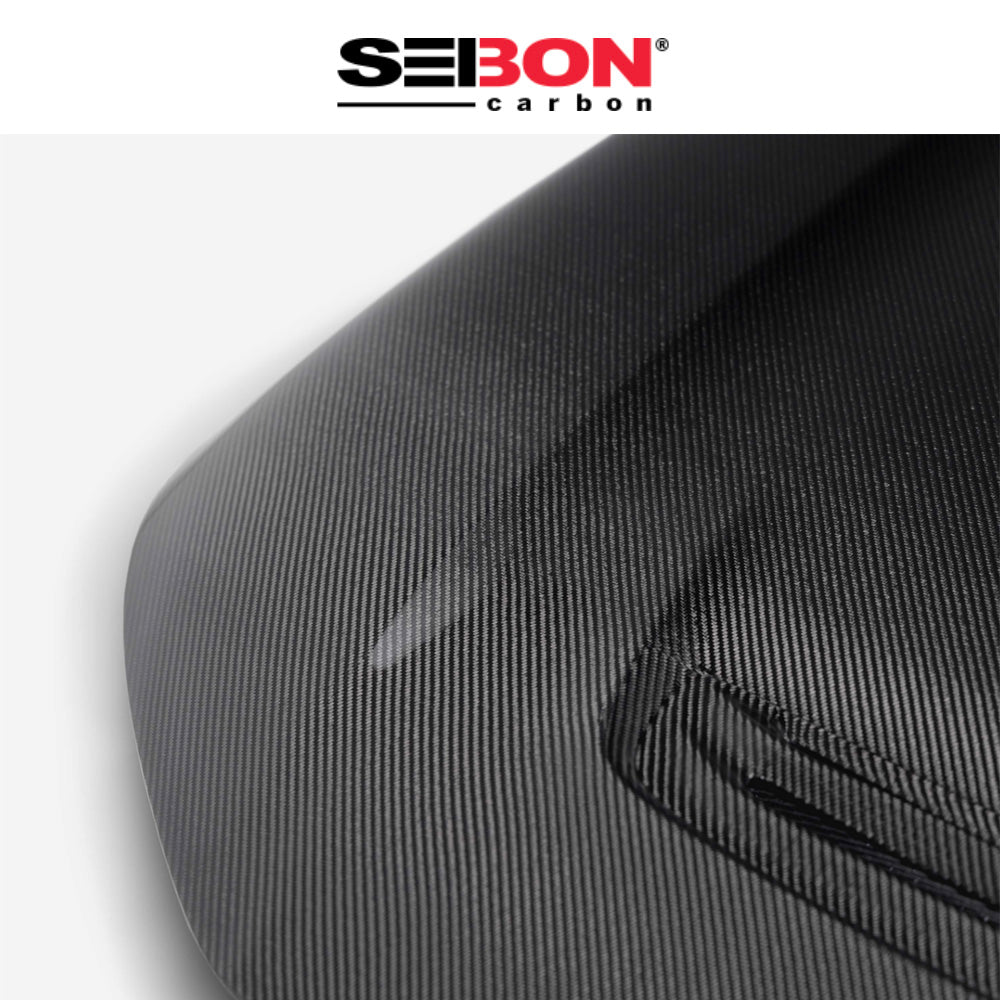 2023-2025年式 ホンダ シビック タイプＲ用 セイボンカーボン 純正スタイルのカーボンファイバー製ボンネット　Seibon carbon OEM-Style Carbon Fiber Hood For 2023-2025 Honda Civic Type R (送料無料)