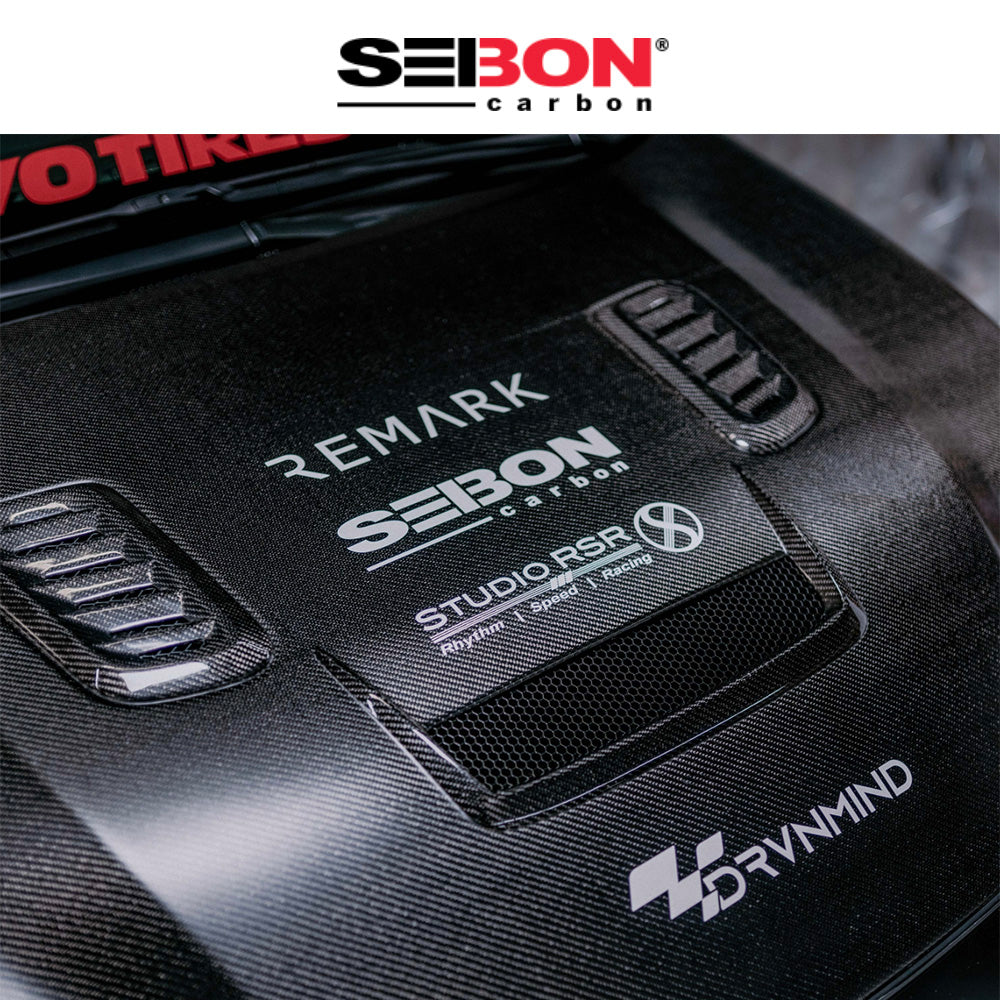 2023-2025年式トヨタ ＧＲカローラ用 セイボンカーボン VSスタイル カーボンファイバー製ボンネット　Seibon Carbon VS-Style Double-Sided Carbon Fiber Hood For 2023-2025 Toyota GR Corolla (消費税、送料込み)