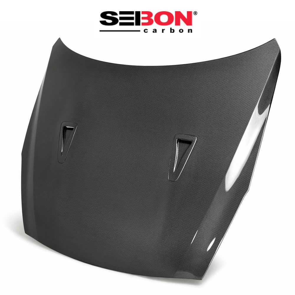 2009-2016年式日産 ＧＴ－Ｒ用 セイボンカーボン 純正スタイル カーボンファイバー製ボンネット　Seibon Carbon OEM-Style Carbon Fiber Hood For 2009-2016 Nissan GT-R (消費税、送料込み)