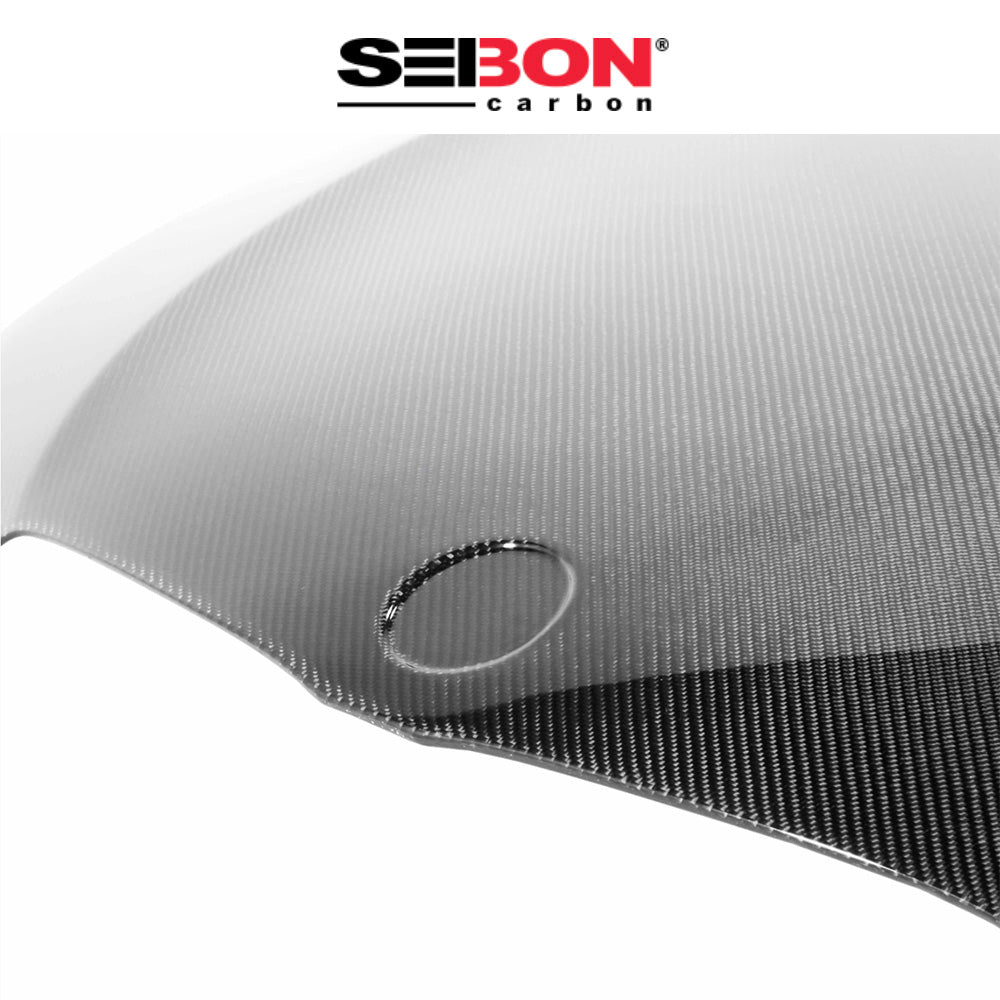 2011-2013年式ＢＭＷ ３シリーズクーペ用 セイボンカーボン 純正スタイル カーボンファイバー製ボンネット　Seibon Carbon OEM-Style Carbon Fiber Hood For 2011-2013 BMW E92 2DR, LCI (消費税、送料込み)