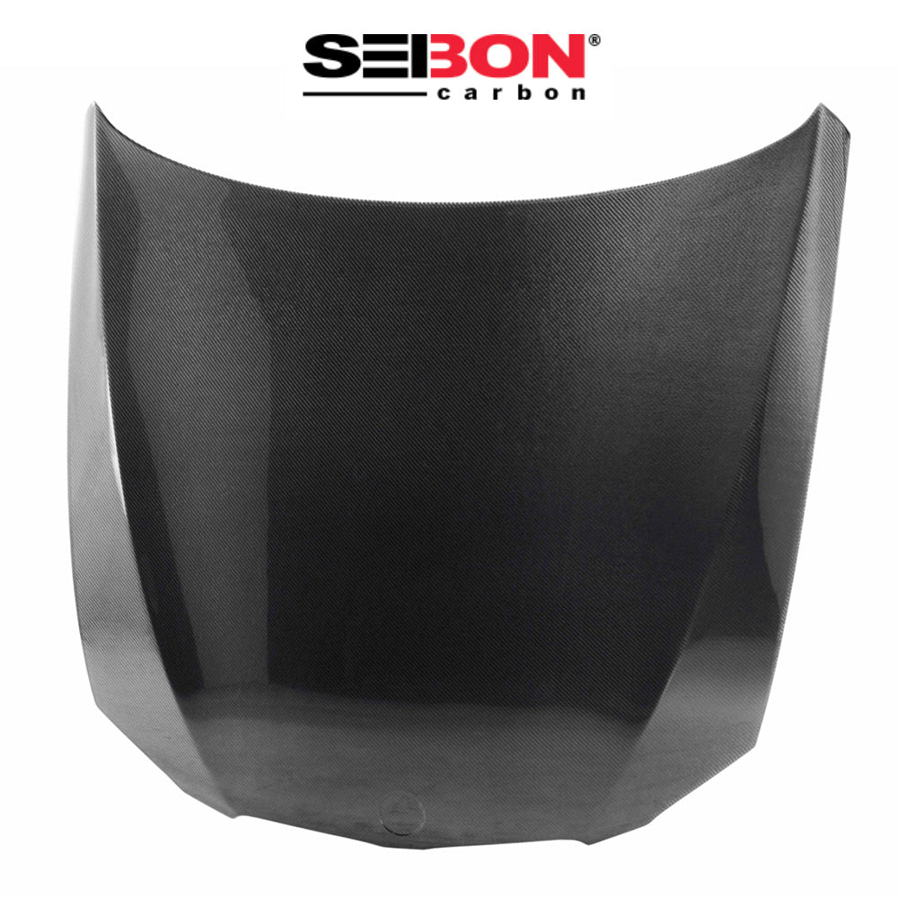 2011-2013年式ＢＭＷ ３シリーズクーペ用 セイボンカーボン 純正スタイル カーボンファイバー製ボンネット　Seibon Carbon OEM-Style Carbon Fiber Hood For 2011-2013 BMW E92 2DR, LCI (消費税、送料込み)