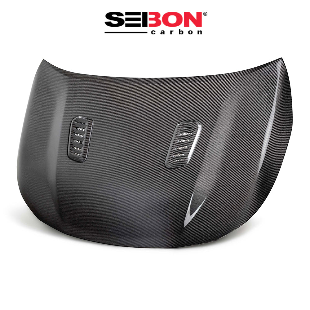 2023-2025年式トヨタ ＧＲカローラ用 セイボンカーボン 純正スタイル カーボンファイバー製ボンネット　Seibon Carbon OEM-Style Double-Sided Carbon Fiber Hood For 2023-2025 Toyota GR Corolla (消費税、送料込み)