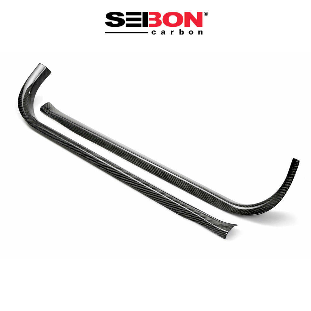 2009-2024年式日産 ＧＴ－Ｒ用 セイボンカーボン カーボンファイバー製ドアシルトリム　Carbon Fiber Door Sill Trim For 2009-2024 Nissan GT-R (送料無料)
