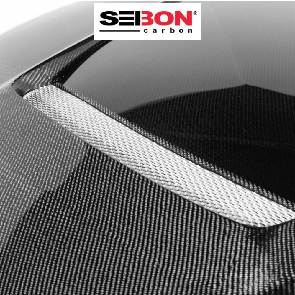 2009-2020年式 日産フェアレディＺ用 セイボンカーボン VS２スタイル カーボンファイバー製ボンネット　Seibon Carbon VSII-Style Carbon Fiber Hood For 2009-2020 Nissan 370Z (消費税、送料込み)