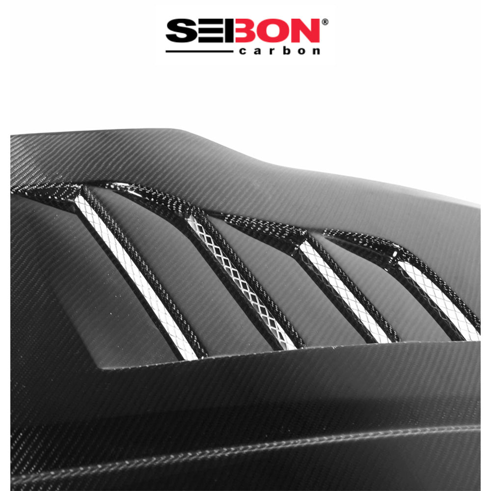 2003-2008年式日産フェアレディＺ用 セイボンカーボン VTスタイル カーボンファイバー製ボンネット　Seibon Carbon VT-Style Carbon Fiber Hood For 2007-2008 Nissan 350Z (Also Fits 2003-2006 Models) (消費税、送料込み)