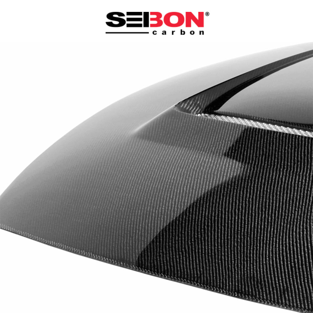 2009-2020年式 日産フェアレディＺ用 セイボンカーボン VS２スタイル カーボンファイバー製ボンネット　Seibon Carbon VSII-Style Carbon Fiber Hood For 2009-2020 Nissan 370Z (消費税、送料込み)