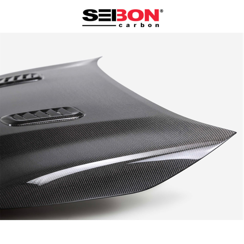 2023-2025年式トヨタ ＧＲカローラ用 セイボンカーボン 純正スタイル カーボンファイバー製ボンネット　Seibon Carbon OEM-Style Double-Sided Carbon Fiber Hood For 2023-2025 Toyota GR Corolla (消費税、送料込み)