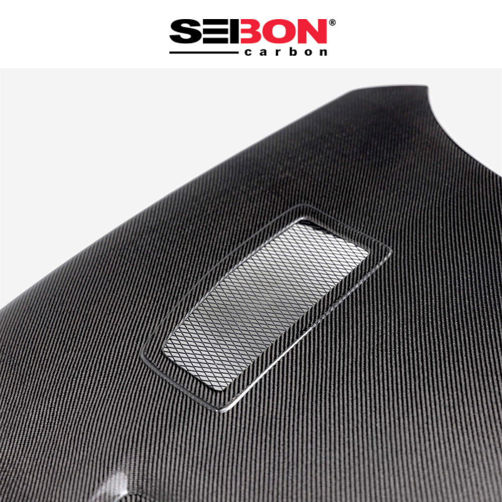 2023-2025年式 ホンダ シビック タイプＲ用 セイボンカーボン GTスタイル両面カーボンファイバーボンネット　GT-Style Double Sided Carbon Fiber Hood For 2023-2025 Honda Civic Type R (送料無料)