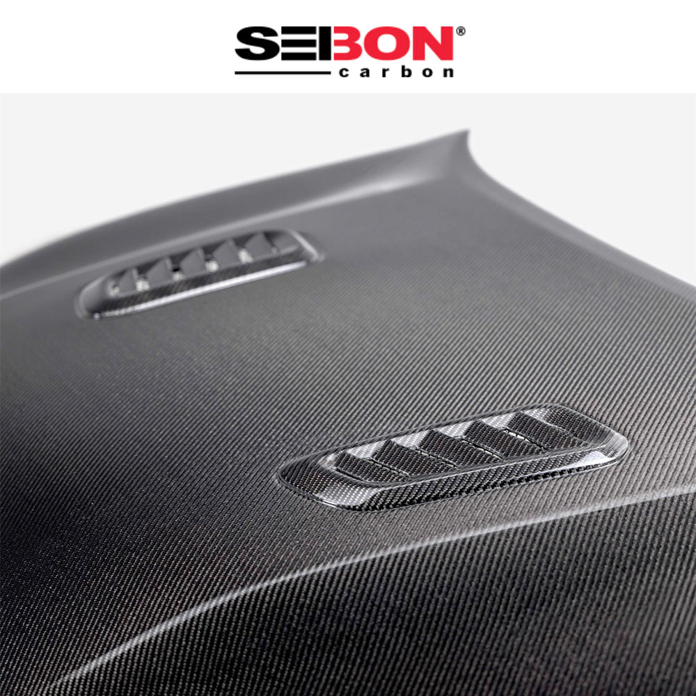2023-2025年式トヨタ ＧＲカローラ用 セイボンカーボン 純正スタイル カーボンファイバー製ボンネット　Seibon Carbon OEM-Style Double-Sided Carbon Fiber Hood For 2023-2025 Toyota GR Corolla (消費税、送料込み)