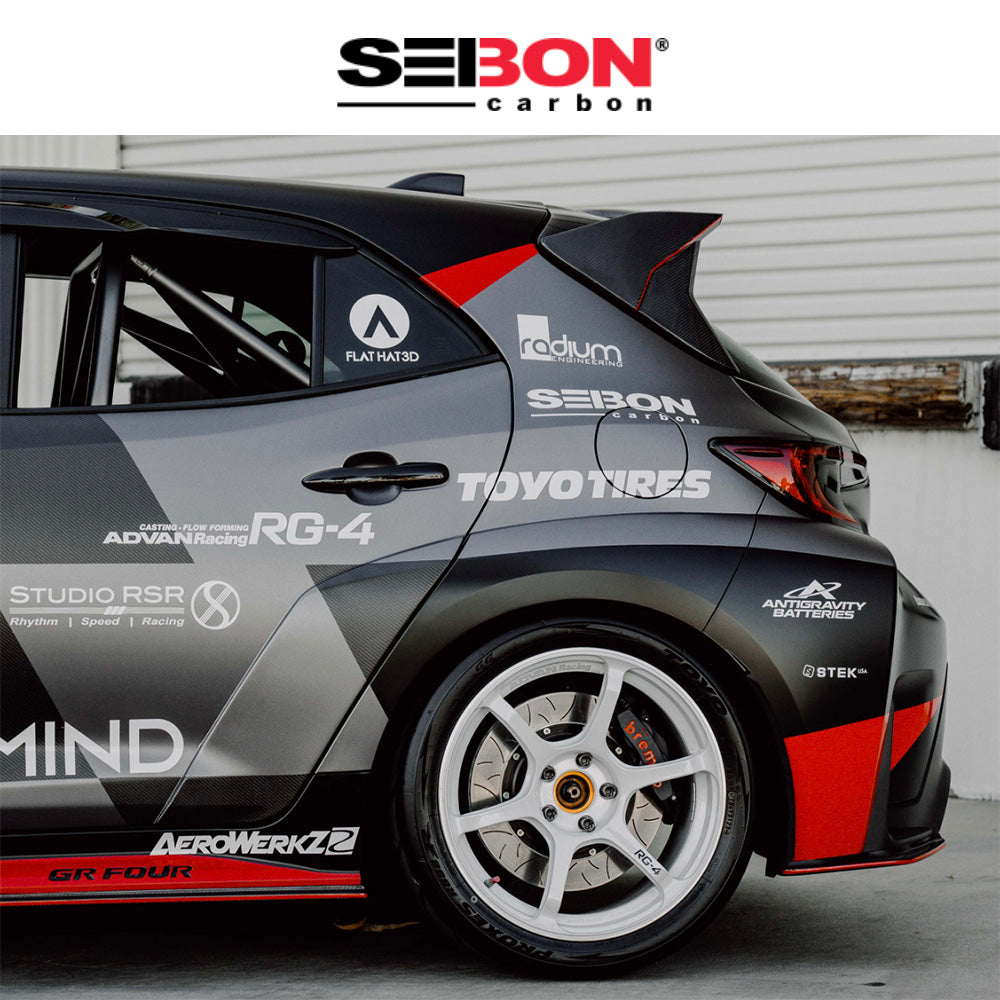 2019-2025年式トヨタ カローラスポーツ用 セイボンカーボン 純正スタイル カーボンファイバー製リアスポイラー　Seibon Carbon OEM-Style Carbon Fiber Rear Spoiler For 2023-2025 Toyota GR Corolla (消費税、送料込み)