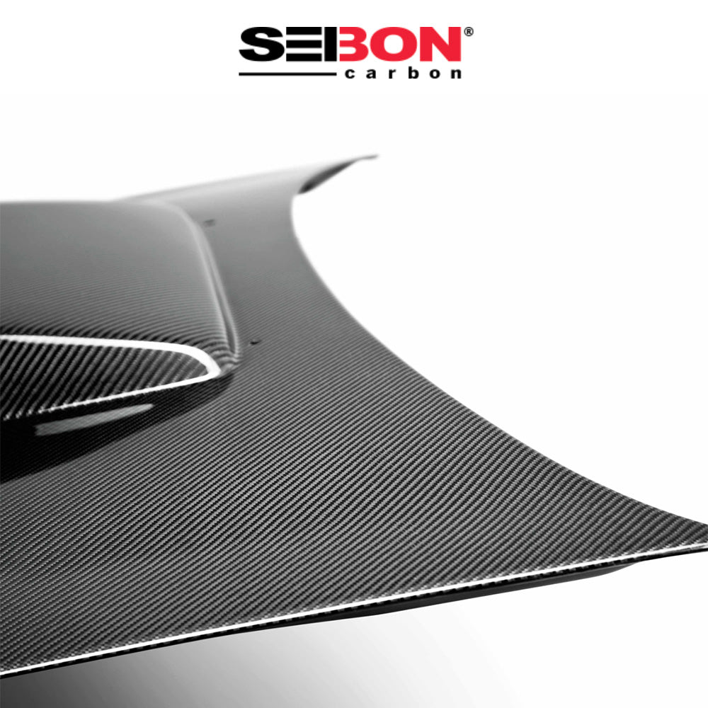 2006-2007年式 スバル WRX STI 用 セイボンカーボン CW２スタイル カーボンファイバー製ボンネット　Seibon Carbon CWII-Style Carbon Fiber Hood For 2006-2007 Subaru Impreza/WRX/STi (消費税、送料込み)
