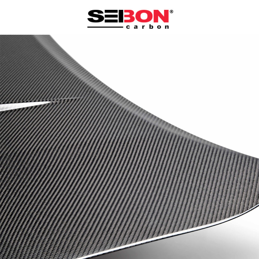 2014-2015年式 ホンダ シビック クーペ用 セイボンカーボン VS2スタイル カーボンファイバー製ボンネット　Seibon Carbon VSII-Style Carbon Fiber Hood For 2014-2015 Honda Civic 2DR (消費税、送料込み)