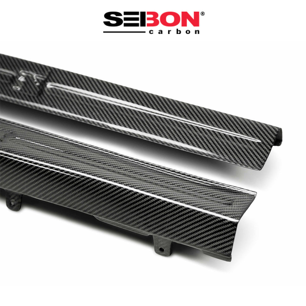 2009-2024年式日産 ＧＴ－Ｒ用 セイボンカーボン カーボンファイバー製ドアシル　Carbon Fiber Door Sills For 2009-2024 Nissan GT-R (送料無料)