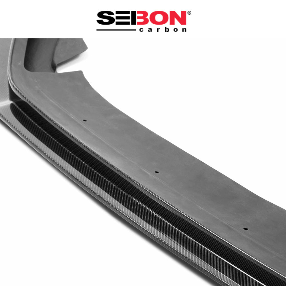 2018-2021年式 フォルクスワーゲン ゴルフ (Volkswagen Golf) 用 セイボンカーボン MBスタイル カーボンファイバー製フロントリップ　Seibon Carbon MB-Style Carbon Fiber Front Lip For 2018-2021 VW GTI MK7.5 (消費税、送料込み)
