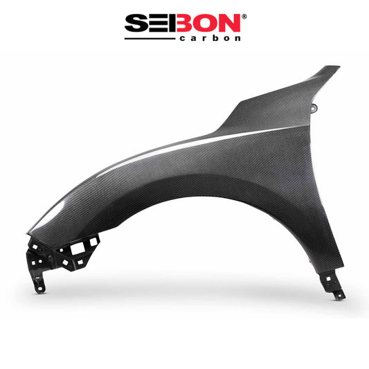 2016-2021年式 ホンダ シビック用 セイボンカーボン 純正スタイル カーボンファイバー製フェンダーセット　Seibon Carbon OE-Style Carbon Fiber Fenders For 2016-2021 Honda Civic 4DR/HB (消費税、送料込み)