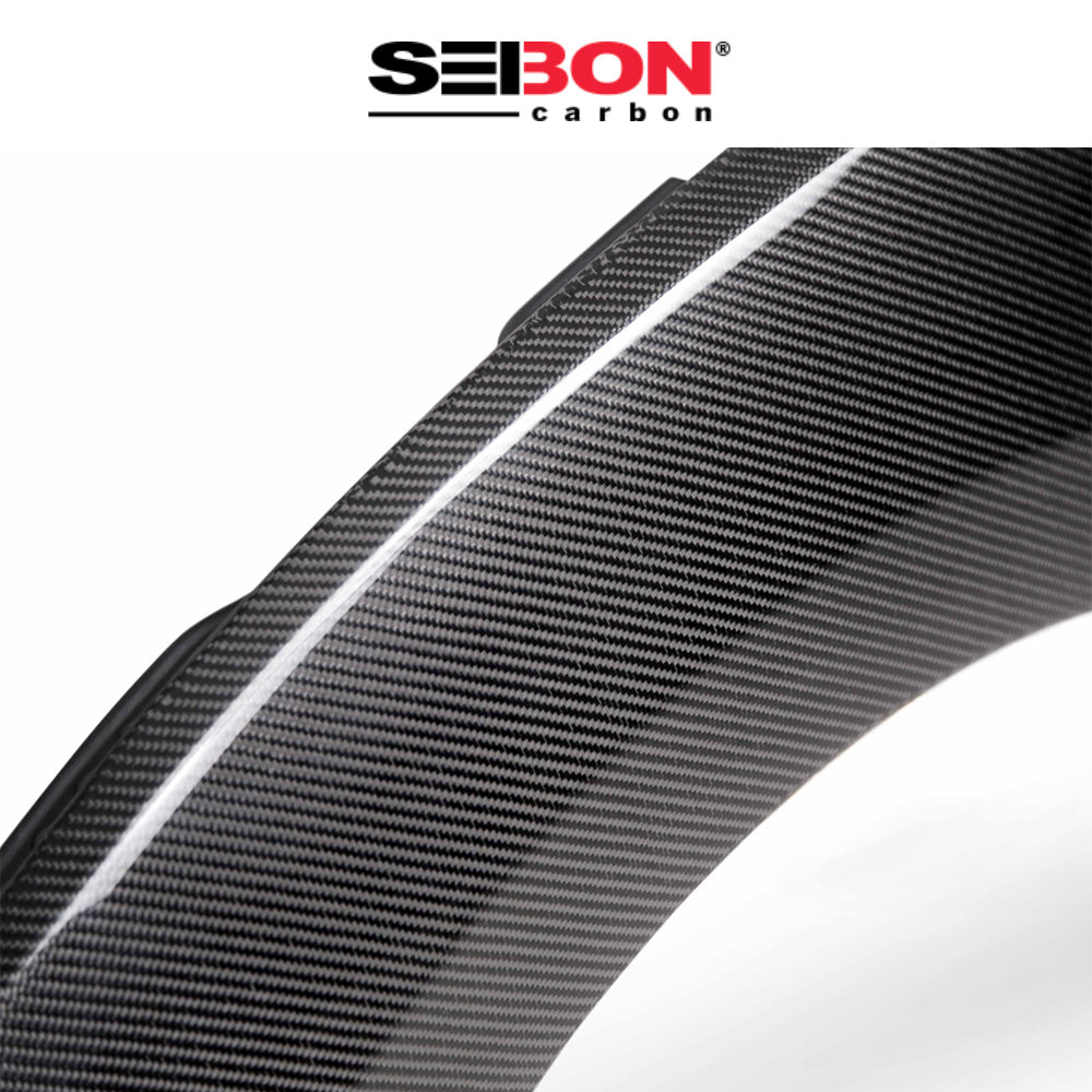 2016-2021年式 ホンダ シビック用 セイボンカーボン 純正スタイル カーボンファイバー製フェンダーセット　Seibon Carbon OE-Style Carbon Fiber Fenders For 2016-2021 Honda Civic 4DR/HB (消費税、送料込み)