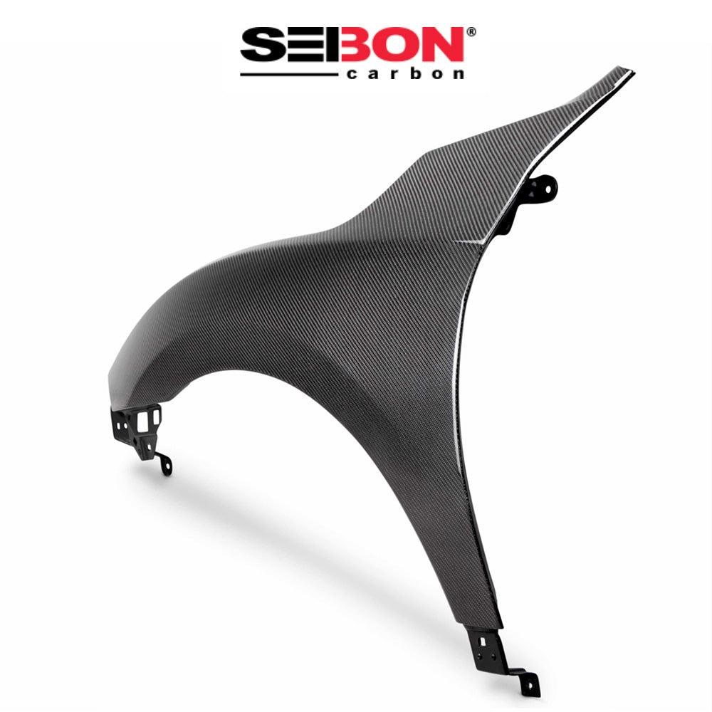 2016-2021年式 ホンダ シビック用 セイボンカーボン 純正スタイル カーボンファイバー製フェンダーセット　Seibon Carbon OE-Style Carbon Fiber Fenders For 2016-2021 Honda Civic 4DR/HB (消費税、送料込み)