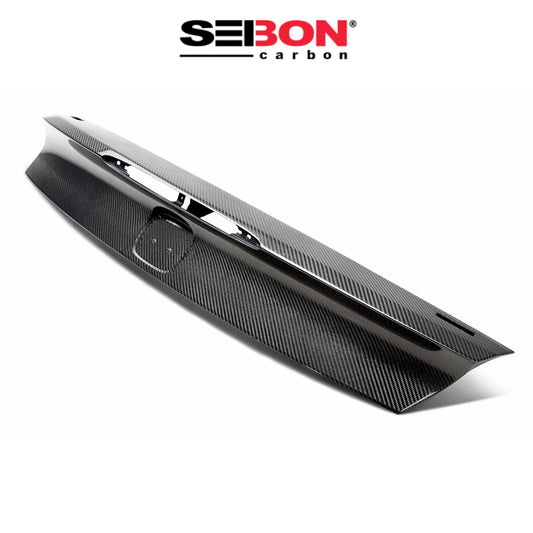 2014-2015年式 ホンダ シビック用 セイボンカーボン カーボンファイバー OE スタイル トランクガーニッシュ Seibon Carbon OE-Style Carbon Fiber Trunk Garnish For 2014-2015 Honda Civic 2DR Si (送料無料)