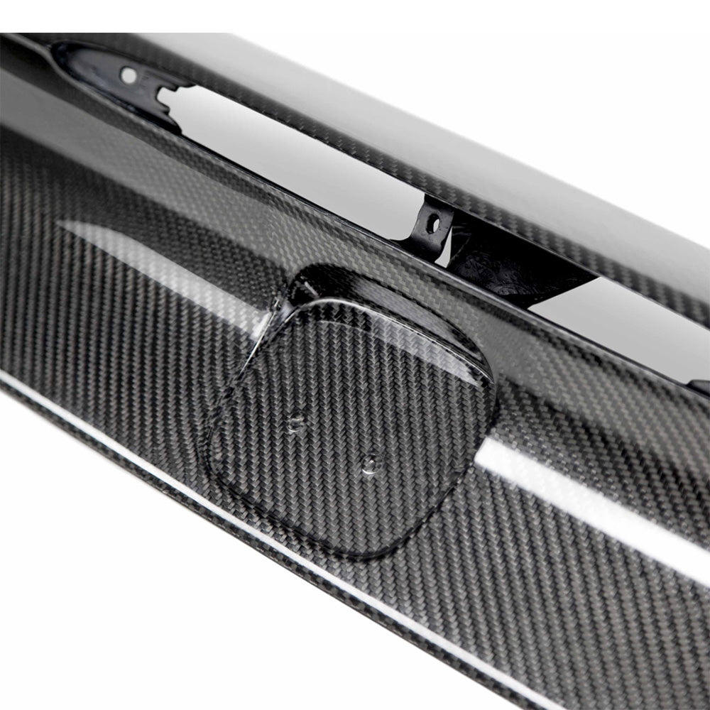 2014-2015年式 ホンダ シビック用 セイボンカーボン カーボンファイバー OE スタイル トランクガーニッシュ Seibon Carbon OE-Style Carbon Fiber Trunk Garnish For 2014-2015 Honda Civic 2DR Si (送料無料)