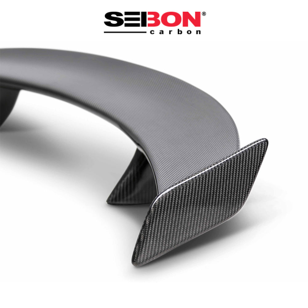 2016-2021年式 ホンダ シビック用 セイボンカーボン GT スタイル カーボンファイバー製リアスポイラー Seibon Carbon GT-Style Carbon Fiber Rear Spoiler For 2016-2021 Honda Civic 4 Dr (消費税、送料込み)