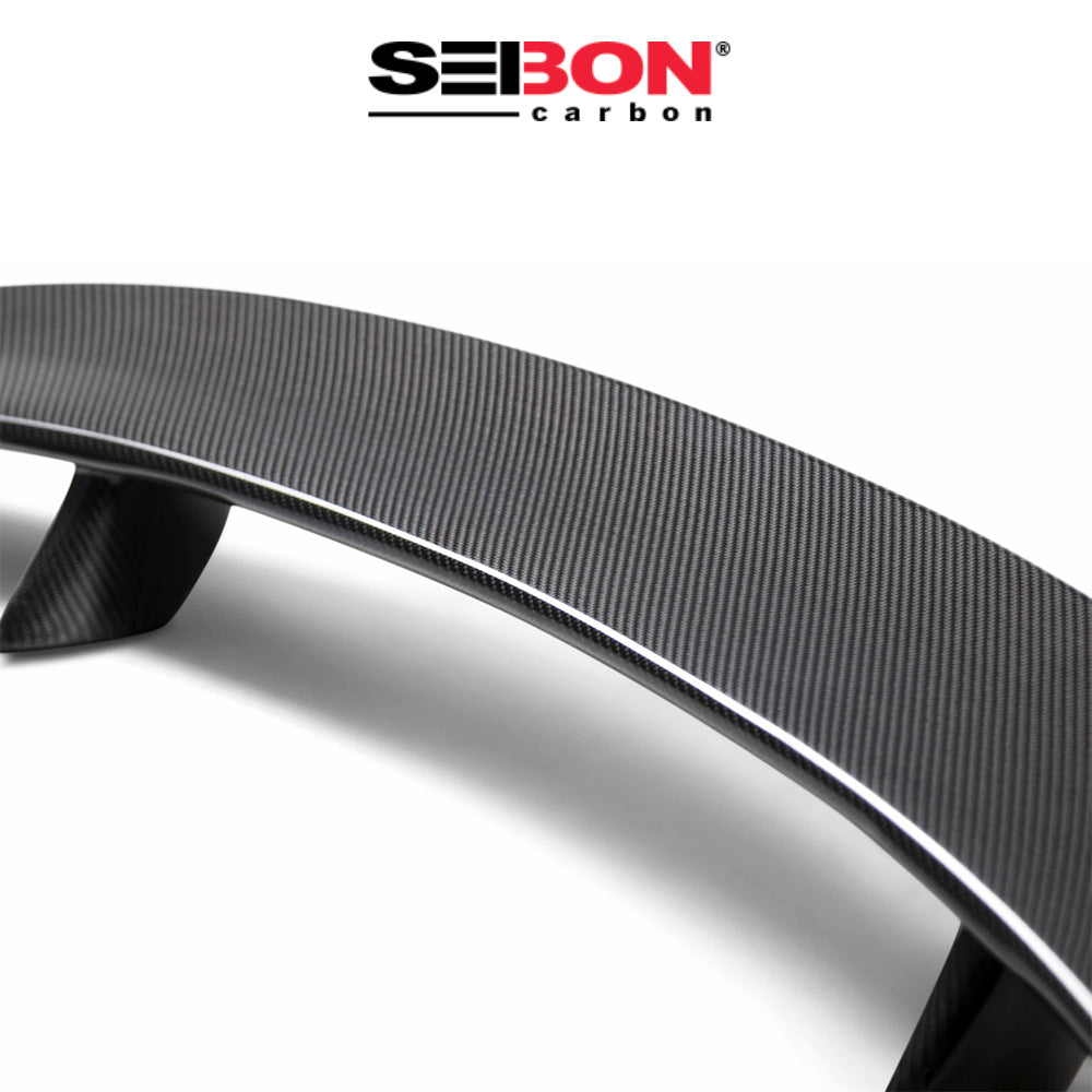 2016-2021年式 ホンダ シビック用 セイボンカーボン GT スタイル カーボンファイバー製リアスポイラー Seibon Carbon GT-Style Carbon Fiber Rear Spoiler For 2016-2021 Honda Civic 4 Dr (消費税、送料込み)