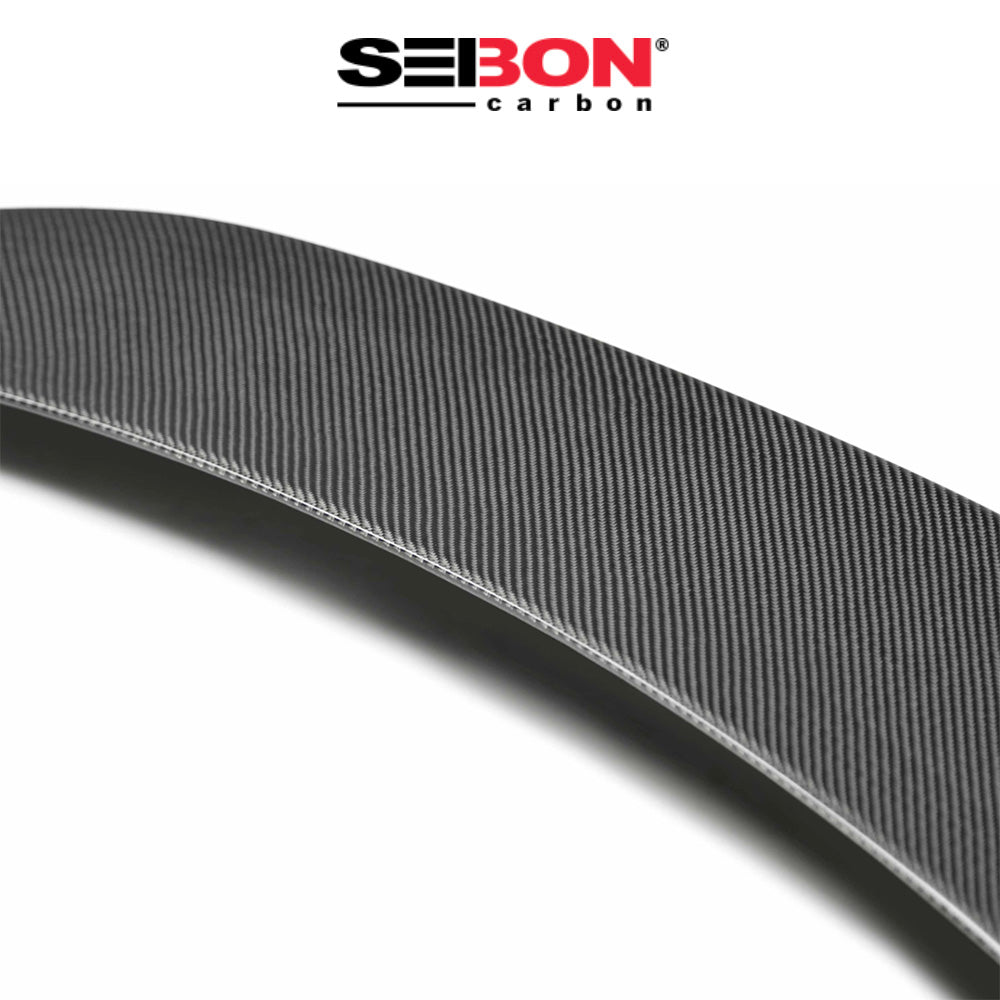 2015-2024年式 レクサス RC F 用 セイボンカーボン カーボンファイバー OEM スタイル リアスポイラー Seibon Carbon OEM-Style Carbon Fiber Rear Spoiler For 2015-2024 Lexus RC F (送料無料)