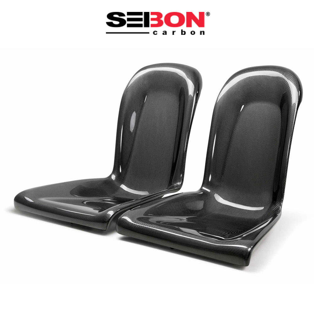 2009-2024年式日産 ＧＴ－Ｒ用 セイボンカーボン カーボンファイバー製リアシートパネル　Carbon Fiber Rear Seat Panels For 2009-2024 Nissan GT-R (送料無料)