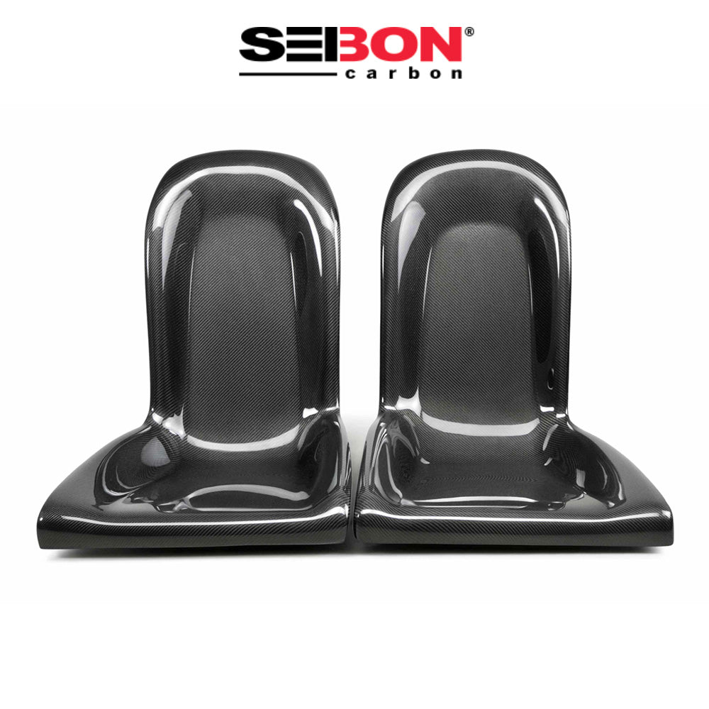 2009-2024年式日産 ＧＴ－Ｒ用 セイボンカーボン カーボンファイバー製リアシートパネル　Carbon Fiber Rear Seat Panels For 2009-2024 Nissan GT-R (送料無料)