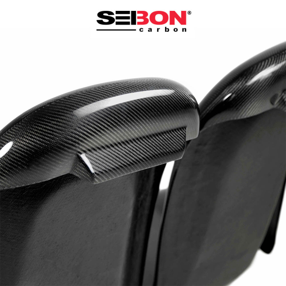 2009-2024年式日産 ＧＴ－Ｒ用 セイボンカーボン カーボンファイバー製リアシートパネル　Carbon Fiber Rear Seat Panels For 2009-2024 Nissan GT-R (送料無料)