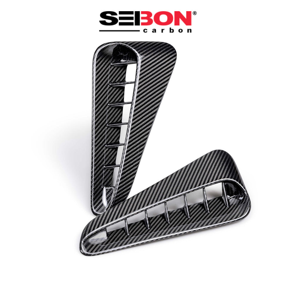 2023-2025年式トヨタ ＧＲカローラ用 セイボンカーボン ドライカーボンファイバー製フェンダーベントセット　Seibon Carbon Dry Carbon Fender Vents For 2023-2025 Toyota GR Corolla - Gloss (消費税、送料込み)