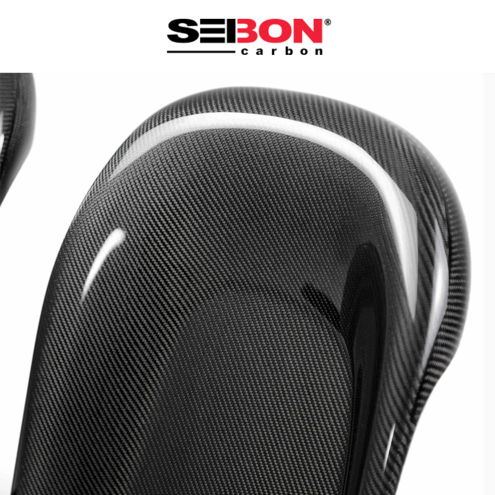 2009-2024年式日産 ＧＴ－Ｒ用 セイボンカーボン カーボンファイバー製リアシートパネル　Carbon Fiber Rear Seat Panels For 2009-2024 Nissan GT-R (送料無料)