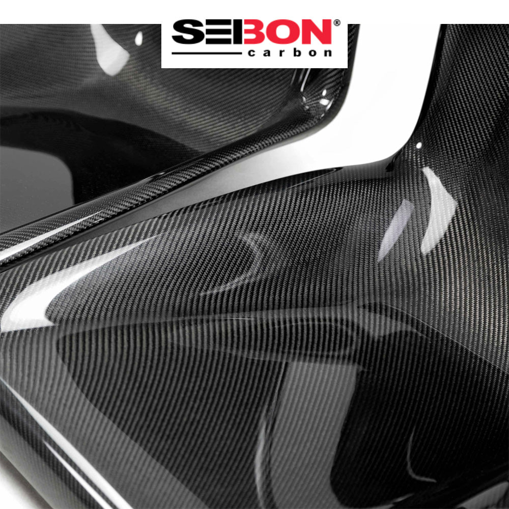 2009-2024年式日産 ＧＴ－Ｒ用 セイボンカーボン カーボンファイバー製リアシートパネル　Carbon Fiber Rear Seat Panels For 2009-2024 Nissan GT-R (送料無料)