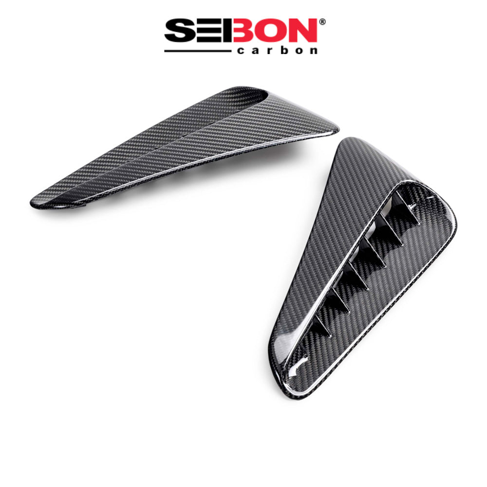 2023-2025年式トヨタ ＧＲカローラ用 セイボンカーボン ドライカーボンファイバー製フェンダーベントセット　Seibon Carbon Dry Carbon Fender Vents For 2023-2025 Toyota GR Corolla - Gloss (消費税、送料込み)