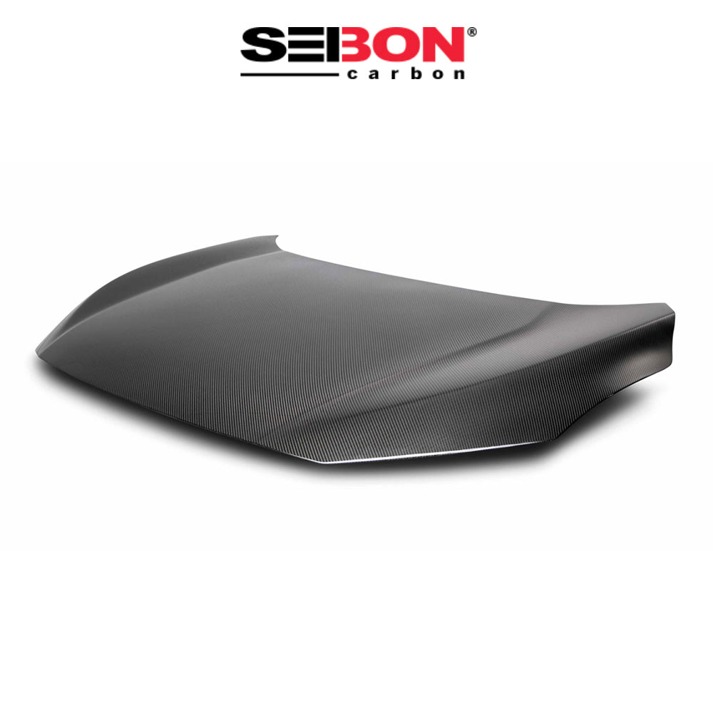 2016-2021年式 ホンダ シビック用 セイボンカーボン 純正スタイル カーボンファイバー製ボンネット　Seibon Carbon OE-Style Carbon Fiber Hood For 2016-2021 Honda Civic 2DR/4DR (消費税、送料込み)