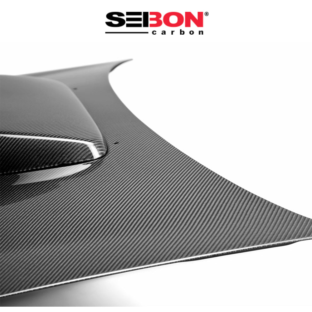 2006-2007年式 スバル インプレッサ用 セイボンカーボン 純正スタイル カーボンファイバー製ボンネット　Seibon Carbon OEM-Style Carbon Fiber Hood For 2006-2007 Subaru Impreza/WRX/STi (消費税、送料込み)