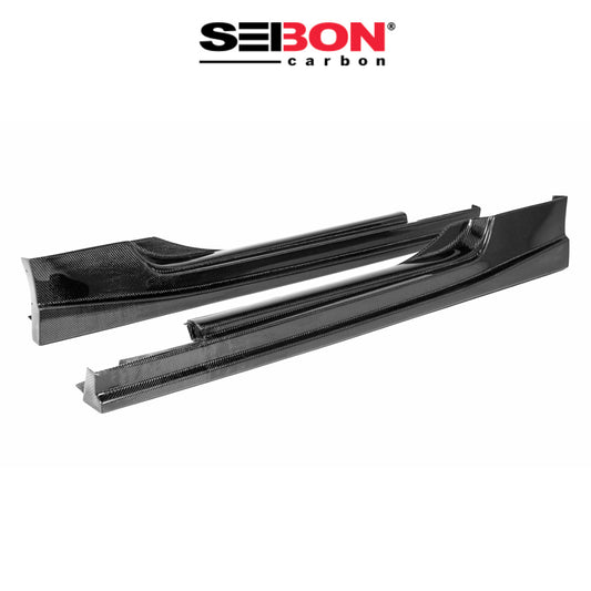 2009-2020年式 日産フェアレディＺ用 セイボンカーボン NSスタイル カーボンファイバーサイドスカートセット　Seibon Carbon NS-Style Carbon Fiber Side Skirts For 2009-2020 Nissan 370Z (消費税、送料込み)