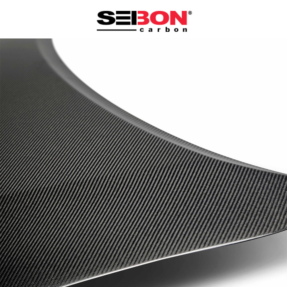 2014-2015年式 ホンダ シビック クーペ用 セイボンカーボン 純正スタイル カーボンファイバー製ボンネット　Seibon Carbon OEM-Style Carbon Fiber Hood For 2014-2015 Honda Civic 2DR (消費税、送料込み)