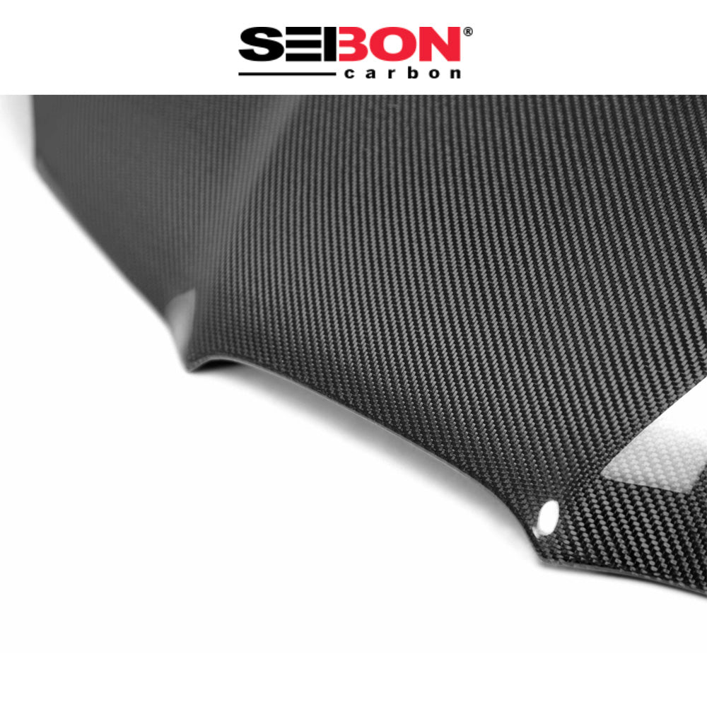 2006-2007年式 スバル インプレッサ用 セイボンカーボン 純正スタイル カーボンファイバー製ボンネット　Seibon Carbon OEM-Style Carbon Fiber Hood For 2006-2007 Subaru Impreza/WRX/STi (消費税、送料込み)