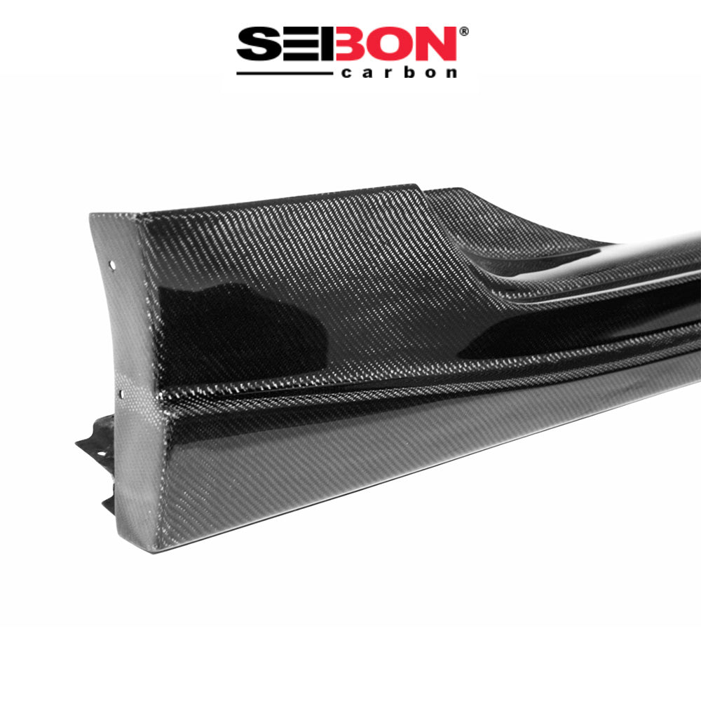 2009-2020年式 日産フェアレディＺ用 セイボンカーボン NSスタイル カーボンファイバーサイドスカートセット　Seibon Carbon NS-Style Carbon Fiber Side Skirts For 2009-2020 Nissan 370Z (消費税、送料込み)