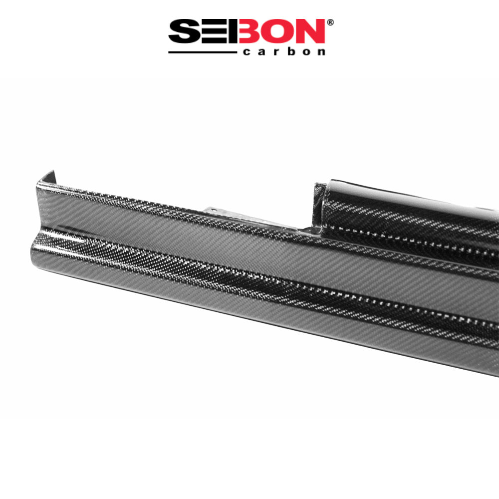 2009-2020年式 日産フェアレディＺ用 セイボンカーボン NSスタイル カーボンファイバーサイドスカートセット　Seibon Carbon NS-Style Carbon Fiber Side Skirts For 2009-2020 Nissan 370Z (消費税、送料込み)