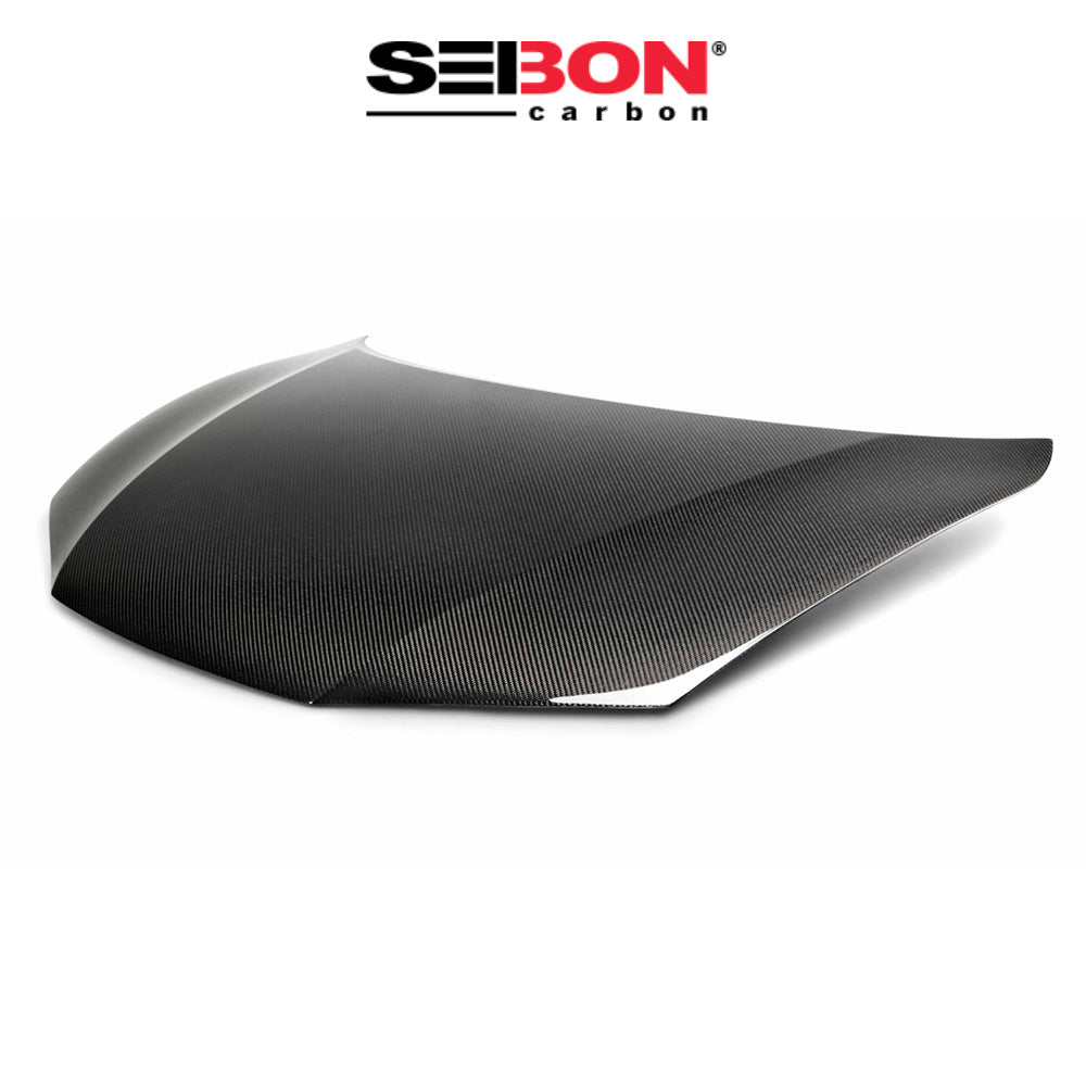 2014-2015年式 ホンダ シビック クーペ用 セイボンカーボン 純正スタイル カーボンファイバー製ボンネット　Seibon Carbon OEM-Style Carbon Fiber Hood For 2014-2015 Honda Civic 2DR (消費税、送料込み)