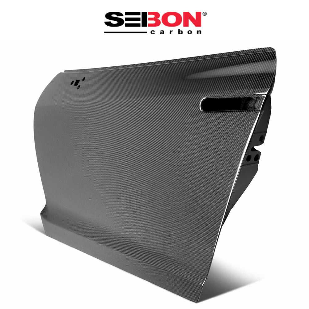 2009-2024年式日産 ＧＴ－Ｒ用 セイボンカーボン 純正スタイルのカーボンファイバードアセット　Seibon Carbon OEM-Style Carbon Fiber Doors For 2009-2024 Nissan GT-R (送料無料)