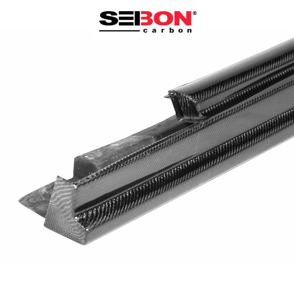 2009-2020年式 日産フェアレディＺ用 セイボンカーボン NSスタイル カーボンファイバーサイドスカートセット　Seibon Carbon NS-Style Carbon Fiber Side Skirts For 2009-2020 Nissan 370Z (消費税、送料込み)