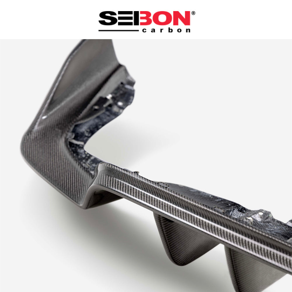 2023-2025年式 ホンダ シビック タイプＲ用 セイボンカーボン MBスタイルカーボンファイバーリアディフューザー　MB-Style Carbon Fiber Rear Diffuser For 2023-2025 Honda Civic Type R (送料無料)