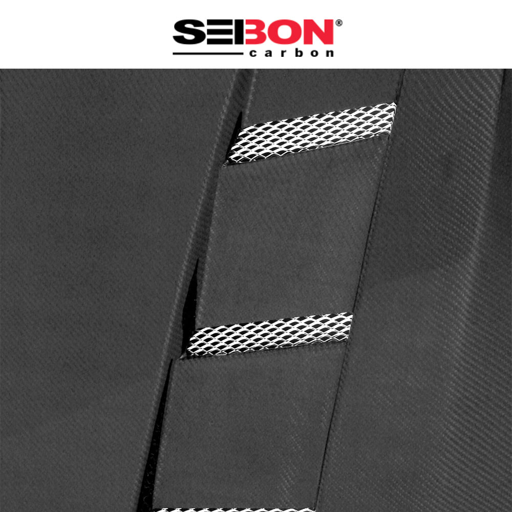 2008-2015年式 三菱 ランサー エボリューション Ⅹ用 セイボンカーボン TSスタイル カーボンファイバー製ボンネット　Seibon Carbon TS-Style Carbon Fiber Hood For 2008-2015 Mitsubishi Lancer EVO X (消費税、送料込み)